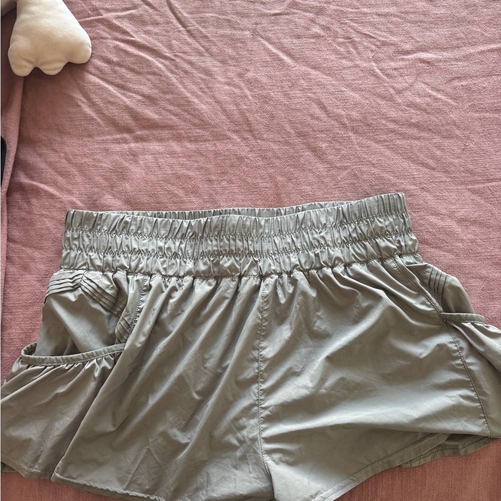 FP Movement by Free People Olive Green Athletic Shorts